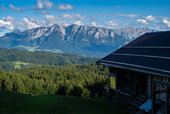 Private villa on a mountain side